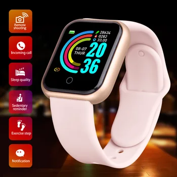 Ceas inteligent pentru bărbați și femei, IOS Android ceas inteligent cu Bluetooth, Monitor de ritm cardiac în sânge