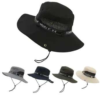 Protecție UV Găleată Pălărie Bărbați Femei Pălărie de Soare de Pescuit Pălărie Capac Exterior Respirabil Drumeții Pălăria în aer liber Tabără de Turism Alpinism