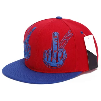 Degetul mijlociu, Gest Șapcă de Baseball Umbra Primăvară Hip Hop Pălărie de Moda Revenire Capace de Personalitate Bărbați Femei snapback Pălării