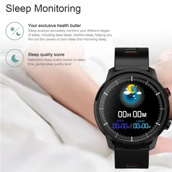 Ceas inteligent Bărbați Impermeabil Sporturi Ceas de Monitorizare a ritmului Cardiac Prognoza Meteo Completă Tactil Ceas Pentru SENBONO S10