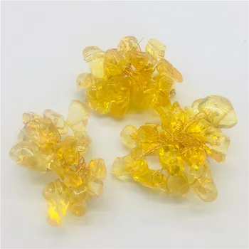 100g Naturale galben cristal copac avere copac accesorii materiale de piatră