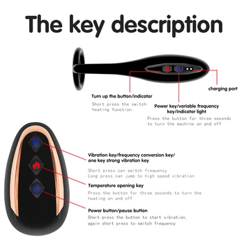 Dildo Vibrator Anus Plug Curea pe Anal Vibrator Pentru Cupluri 10 Viteze de Încălzire Anal Plug Vibrator de Prostata pentru Masaj Adult Sex Toy
