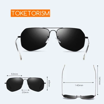 Toketorism Polarizat ochelari de Soare Poligon de Moda Ochelari de Drivere Femei Bărbați Ochelari