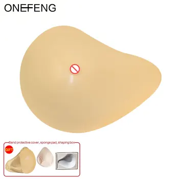 ONEFENG QAS Greutate de Lumină Mastectomie San Formă de Spirală Forma de Silicon la Sâni Cancer Mamar pentru Femeile 260-300g/buc