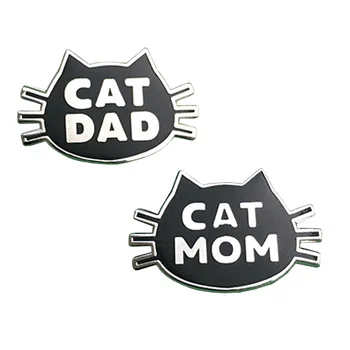 Pisica Mama și Tata Pisica email pin set