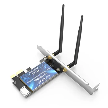 Rețea WiFi, BT, Card 2 In 1 Adaptor Bluetooth Wireless placa de retea Wifi Dual Band PCI-E Portul placii de Retea