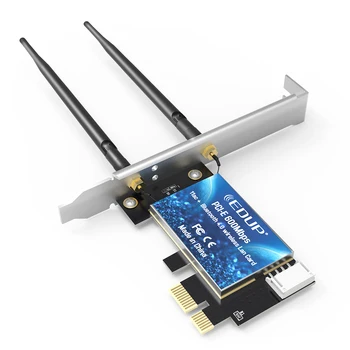 Rețea WiFi, BT, Card 2 In 1 Adaptor Bluetooth Wireless placa de retea Wifi Dual Band PCI-E Portul placii de Retea