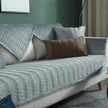 Simplu non-alunecare de catifea perna de pe canapea, de patru sezoane universal canapea pernă acoperă brațul prosop