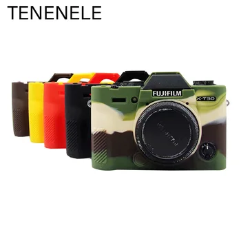TENENELE Pentru Fujifilm X-T30 Saci de aparat de Fotografiat Silicon Moale Cazuri de Cauciuc Proteja Capacul Pentru Fuji XT30 Accesorii Durabil și lavabil
