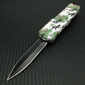 Tactic Cutite Fixe Lamă de cuțit, de Supraviețuire de vânătoare, camping Cutit,Fructe temele cuțite, Amry Verde de Prim Calitate