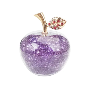 Hbl Lux 1 buc 60mm/80mm Culoare Cristal in Miniatura cu Diamant Pahar de Mere pentru Decor Acasă Ornamente Figurine Cadouri Fierbinte