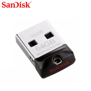 SanDisk Original USB 2.0 CZ33 Mini stocare Pen-Drive 64GB 32GB 16GB 8GB Flash Drive USB Stick-U Disc Cheie USB pendrive