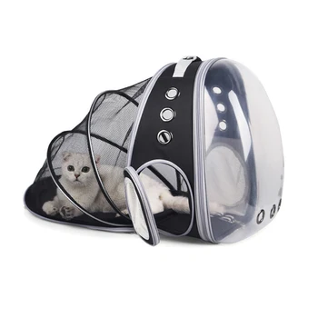 Transparent Capsulă Spațială Respirabil Pisica De Companie Rucsac Mic Animal De Companie Care Transportă Cușcă În Aer Liber Călător Catelus Pisicuta Extinde Spațiul De Transport