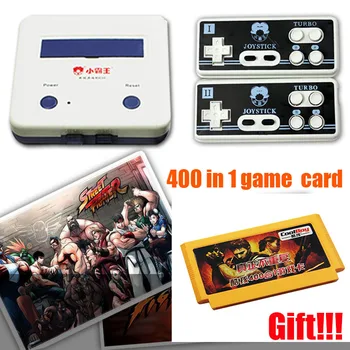 Console de jocuri Video Player cu Două torți și Ambalaj Cutie Cadou + 400 de Jocuri a Juca Carte
