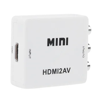 HDMI la Mini CVBS Compozit RCA AV Video Converter Adaptor TV Vechi 1080p HRCA Fierbinte de Promovare Picătură de Transport maritim Cabluri USB Multimedia