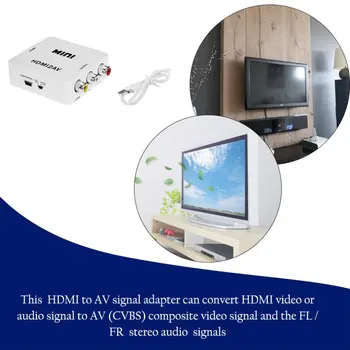 HDMI la Mini CVBS Compozit RCA AV Video Converter Adaptor TV Vechi 1080p HRCA Fierbinte de Promovare Picătură de Transport maritim Cabluri USB Multimedia