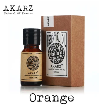 Ulei esențial de portocale AKARZ Brand de Top organismului fata de îngrijire a pielii, spa mesaj de parfum lampa de Aromoterapie ulei de portocale