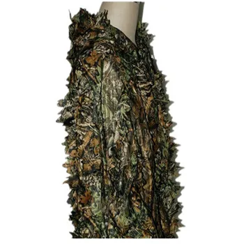 Howsports costum ghillie haine de vânătoare lunetist 3D camuflaj verde cu frunze de vânătoare birdwatch airsoft haina pantaloni de vânătoare accesorii