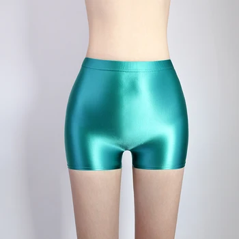 11 color plus mari 3XL satin neted opac chilot luminoase umed dresuri sexy de mătase Japoneză slim înaltă waisted shorts pentru femei