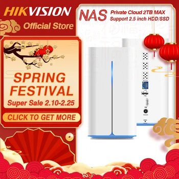 Hikvision HikStorage NAS Cloud Privat Partajare Network Attached Storage Server pentru Acasă suport HDD/SSD 2.5 inch H90