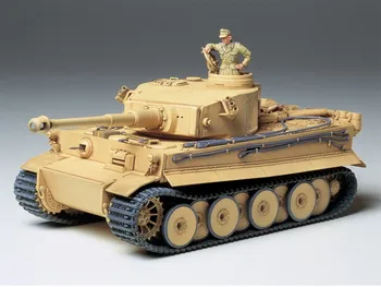 Tamiya 35227 Scara 1/35 al doilea RĂZBOI mondial German Tiger I Producția Inițială Rezervor de Afișare Colectie de Jucărie din Plastic Asamblare Constructii Model de Kit