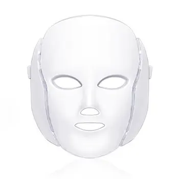 7 Culori LED Masca Faciala Spectrometru de Condus de Terapie Masca de Terapie cu Lumină Acnee Gât Masca de Fata coreea de Îngrijire a Pielii Sac de OPP Pack