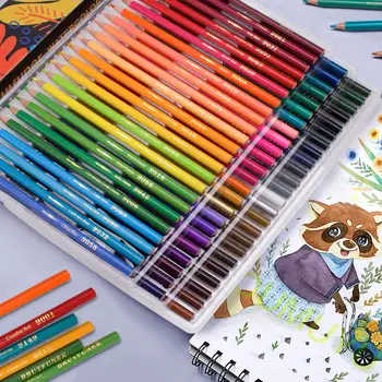 Brutfuner 48/72/120/160/180 Culori Profesionale Ulei de Creioane colorate Set pentru Școală Trage Schiță de Artă