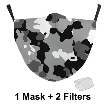 Clasic Armata Cosplay Adult Copil Măști de Gura de Moda Tesatura imprimata Masca de Fata Refolosibile Lavabile Măști anti-Praf PM2.5 Filtre