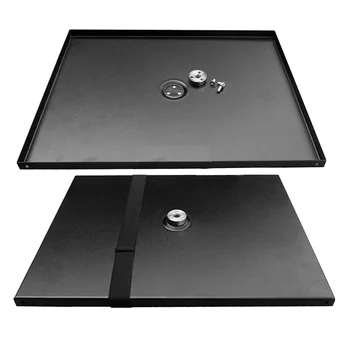 Besegad 39x29cm Universală Tavă de Metal Stand Platen Platforma Suport pentru 3/8inch Trepied Proiectoare Monitoare Laptop-uri