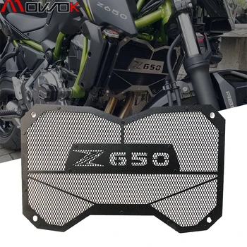 Mai Nou Negru Pentru Kawasaki Z650 2017-2020 Grila Radiatorului Garda Capacul Protector Piese De Motociclete