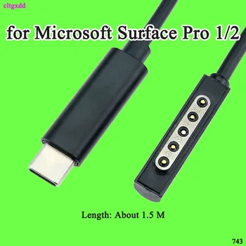 Cltgxdd USB de Tip C sursa de Alimentare Adaptor Încărcător Cablu de Încărcare Cablu pentru Microsoft Surface Pro 1/2 12V 3.6 UN PD de Încărcare