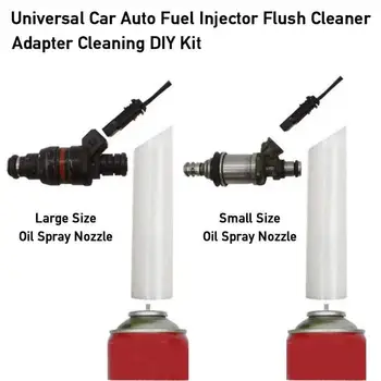 Vehicul Injectorului de Combustibil Culoare Cleaner Kit Adaptor Auto Instrument de Curățare w/2 Duze Masina Instrumentul de Reparare Kit accesorii Auto Dropshipping