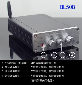1BUC Temperatura Audio Nou BL50A/BL50B HiFi 2.0 Complet Digital, Amplificator Audio TPA3116*2 100W*2 Bluetooth 5.0 PCM5102A Suport APTX HD