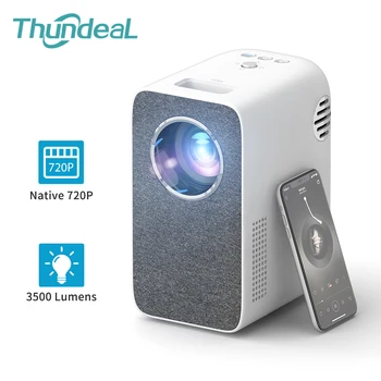 ThundeaL 3500 Lumeni HD Mini Proiector TD855 Nativă 1280 x 720P Multiscreen WiFi Proiector Home Cinema 3D Smart Phone Proyector