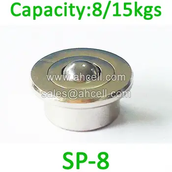 5pcs SP-8 8mm mici Măcinat Bilă de Oțel unitate de transfer de manipulare a Materialelor în miniatură Linie de Producție mini roller jucarie minge caster