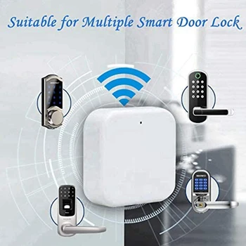 Bluetooth Wifi Poarta Amprenta Pword Inteligent Electronic De Blocare A Ușii De Acasă Pod Ttlock Aplicație De Control Gateway Hub