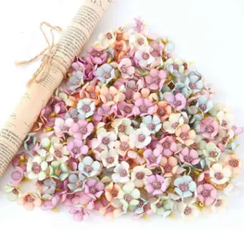 50pcs/Lot 2 cm Multicolor de Flori Daisy Capul Mini Matase Flori Artificiale pentru Coroana Resturi de Nunta Decor Acasă DIY Ghirlanda Frizură