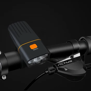 3pcs XM-L2 U3 Lumini de Biciclete Reîncărcabilă 3000 Lumeni Față de Bicicletă Cap Lanterna Far Stop Spate 3 Moduri Lampa de Avertizare