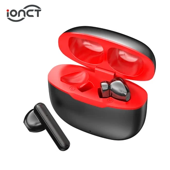 IONCT wireless tws căști cască bluetooth stereo sport căști fără fir, căști cu încărcare cutie built-in microfon