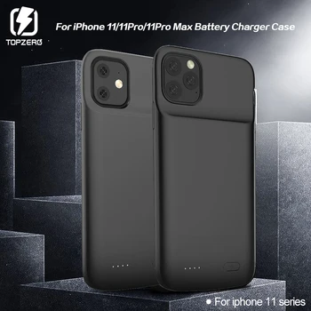 Pentru iPhone 11 Pro MAX Încărcător de Baterie Caz Acumulator Portabil Extern Pachet Moale din Silicon Power Bank Taxa Acoperă Pentru iPhone 11