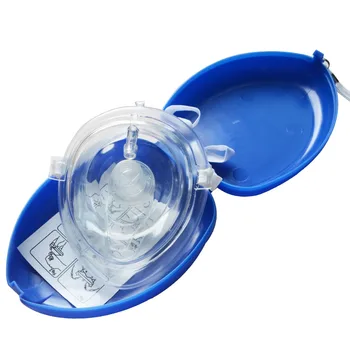 1buc Mare Forma de Inima Cutie CPR Resuscitator Masca de Prim Ajutor de Salvare respirație gură la Gură cu Un Fel de Supapă de Buzunar de Urgență