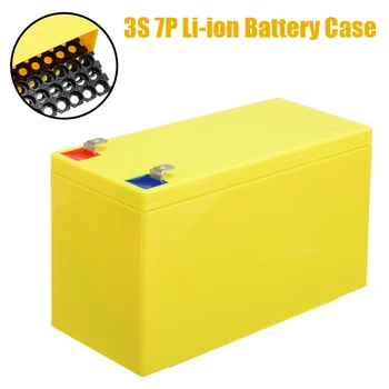 Mayitr 1 buc 12V 3S 7P Baterie Li-ion de Caz și Suportul de Plastic Coajă Pentru DIY 18650 Powerwall Baterii Pachet Gol de Caz