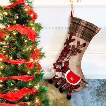 An Nou Fericit Crăciun Ciorap Ciorap Bomboane Sac De Cadouri De Crăciun Ornament Copac Agățat