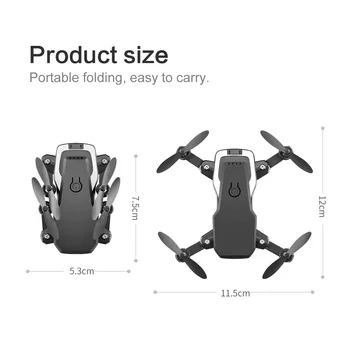 Mini Drona Cu Camera HD 4K, 1080P 2020 Nou Selfie Mini Drone Rc 4k Hd aparat de Fotografiat Fără Elicopter de Control de la Distanță Vr Ochelari de Jucărie
