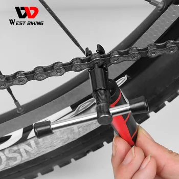 WEST BIKE Biciclete Ciclism Biciclete, Oțel Tăiat cu Lanț Tăietor Întrerupător de Lanț de Bicicletă Întrerupător Separator de Biciclete Mână de Reparații Instrument de Ștergere de