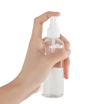 5pcs 100ml Mici de Plastic, Sticle de Spray Portabil Transparent Gol Sticle Returnabile Antiseptic Mini Pulverizare