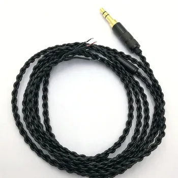 RY-c16 1,2 m DIY Inlocuire Cablu 3.5 mm placat cu Argint Modernizate Sârmă 4 fir de sârmă de cablu Pentru Reparații DIY HIFI casti cablu