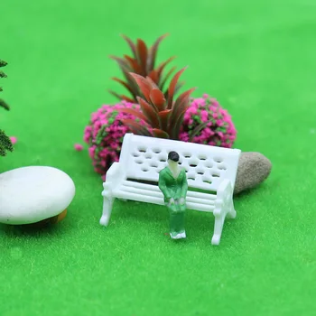 DIY Model de Parc de Agrement Scaun Scara 1:50-1:87 Scaun de Grădină Layout Decoratiuni de Nisip de masă Clădire Peisaj pentru Diorama