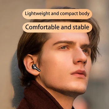 R3 Cască Bluetooth pavilioane Wireless LED TWS cu Microfon Căști touch control putere 2000mAh banca funcția de Anulare a Zgomotului Căști