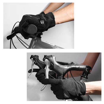 BOODUN de iarnă în aer liber windproof non-alunecare de cald mănuși full-deget touch ecran mănuși de ciclism MTB echipamente de ciclism